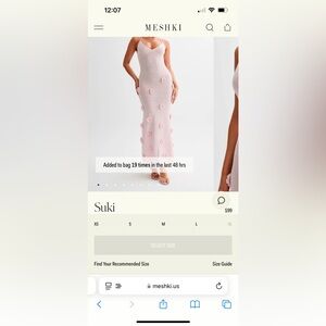 Meshki Suki Knit Maxi Dress with Flowers